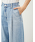 【WEB限定00サイズ】ルーズフィットタックバギーデニムパンツ