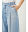 【WEB限定00サイズ】ルーズフィットタックバギーデニムパンツ