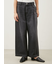 【WEB限定00サイズ】ルーズフィットタックバギーデニムパンツ