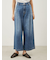 【WEB限定00サイズ】ルーズフィットタックバギーデニムパンツ