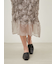 シャーリングシアーストレートスカート