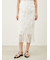 シャーリングシアーストレートスカート