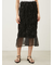 シャーリングシアーストレートスカート