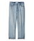 裾段差テーパードデニムパンツ