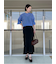 【WEB限定00サイズ】シアーニットファブリックスカート