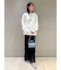【WEB限定00サイズ】シアーニットファブリックスカート