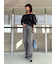 付け襟つき4WAYオフショルブラウス【ウォッシャブル】