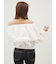 付け襟つき4WAYオフショルブラウス【ウォッシャブル】