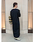 デザインスリーブナローカットワンピース