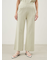 【セットアップ対応】ウエストゴム美脚シルエットニットパンツ