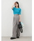 フラップデザイン2タックワイドパンツ