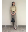 【セットアップ対応】後ろゴムゆるみテーパードパンツ