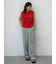 【セットアップ対応】後ろゴムゆるみテーパードパンツ