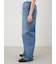 ウエストドロストワイドデニムパンツ
