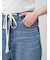 ウエストドロストワイドデニムパンツ