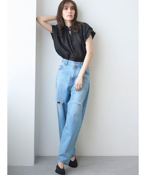⭐︎完売品⭐︎ミラオーウェン　【ウォッシャブル】2WAYパフスリーブブラウス ウォッシャブル】2WAYパフスリーブブラウス｜ミラオーウェンの