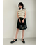 【UV加工】【ウォッシャブル】ハイネックブラウジングニットプルオーバー