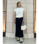 【UV加工】【ウォッシャブル】ハイネックブラウジングニットプルオーバー
