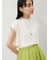 【UV加工】【ウォッシャブル】ハイネックブラウジングニットプルオーバー