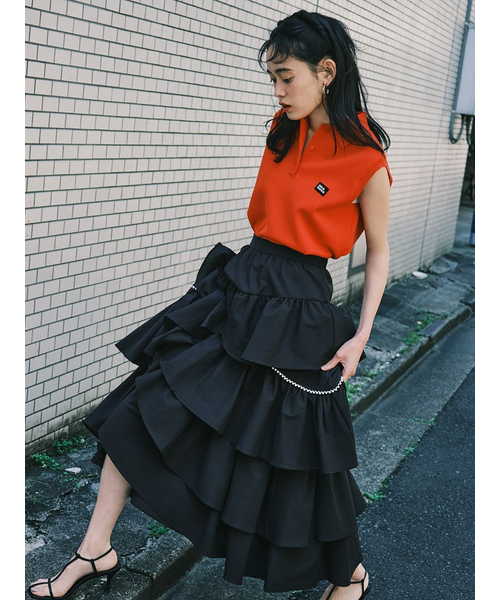 ウォッシャブル】【接触冷感】スリーブレスドライタッチポロ