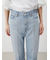 裾段差テーパードデニムパンツ
