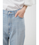 裾段差テーパードデニムパンツ