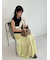 マキシ丈ボリュームティアードスカート