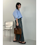 後ベンツストレートマキシデニムスカート