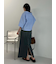 後ベンツストレートマキシデニムスカート