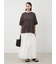 クルーネックハイラインTシャツ
