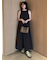 ドライタッチサテンソリッドワンピース