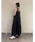 ドライタッチサテンソリッドワンピース