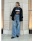 クルーネックグラフィックTシャツ