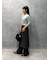 巻きスカートレイヤウエストゴムシガレットパンツ
