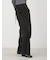 巻きスカートレイヤウエストゴムシガレットパンツ
