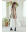 【WEB限定00サイズ】ウエストゴムタックプレスフレアスカート