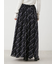 【WEB限定00サイズ】ウエストゴムタックプレスフレアスカート