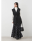 【WEB限定00サイズ】ウエストゴムタックプレスフレアスカート