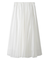 【WEB限定00サイズ】ウエストゴムタックプレスフレアスカート