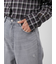 ダメージ加工ルーズストレートデニムパンツ