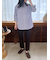 裾段差テーパードデニムパンツ
