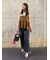 裾フリンジクロップドフレアデニムパンツ