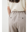 リネンライクセンタープレスワイドイージーパンツ