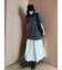 Mサガラウールブレンドミニニットワンピース