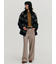 woolコクーンシルエットピーコート