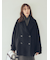 woolコクーンシルエットピーコート