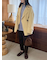 woolコクーンシルエットピーコート