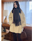 woolコクーンシルエットピーコート