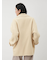 woolコクーンシルエットピーコート