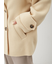 woolコクーンシルエットピーコート